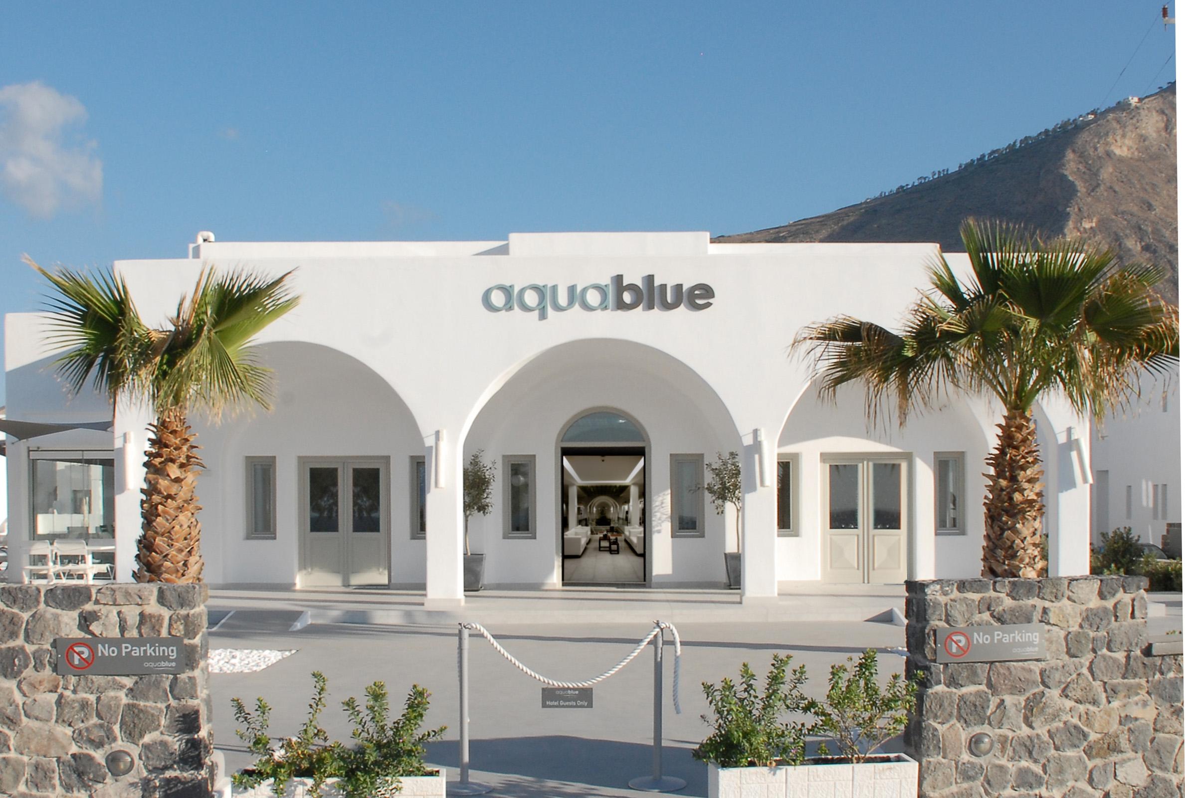 Aqua Blue Beach Hotel Perissa  Exterior photo